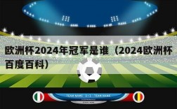 欧洲杯2024年冠军是谁（2024欧洲杯百度百科）