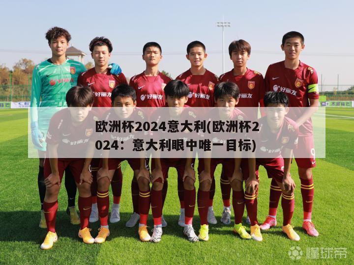 欧洲杯2024意大利(欧洲杯2024：意大利眼中唯一目标)