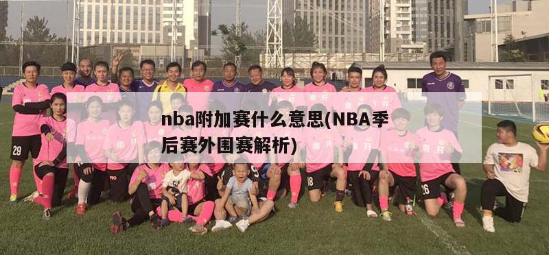 nba附加赛什么意思(NBA季后赛外围赛解析)