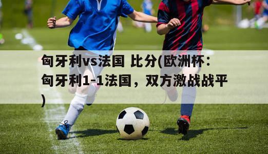 匈牙利vs法国 比分(欧洲杯：匈牙利1-1法国，双方激战战平)