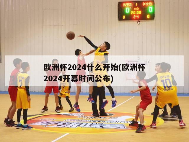 欧洲杯2024什么开始(欧洲杯2024开幕时间公布)