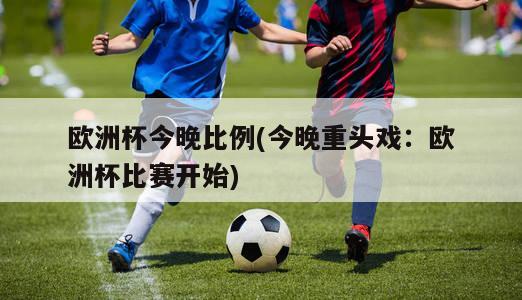 欧洲杯今晚比例(今晚重头戏：欧洲杯比赛开始)