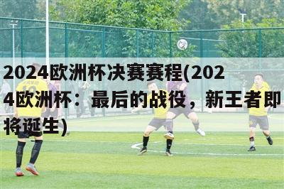 2024欧洲杯决赛赛程(2024欧洲杯：最后的战役，新王者即将诞生)