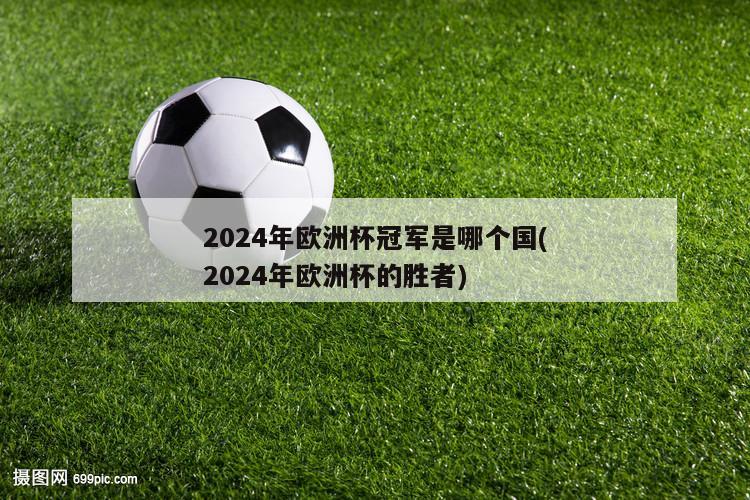 2024年欧洲杯冠军是哪个国(2024年欧洲杯的胜者)