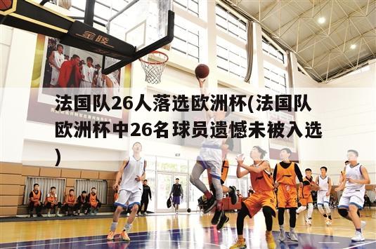 法国队26人落选欧洲杯(法国队欧洲杯中26名球员遗憾未被入选)